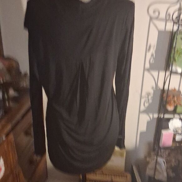 Haute Hippie Black Long Open Sleeve Women's Top Size S - Picture 11 of 16